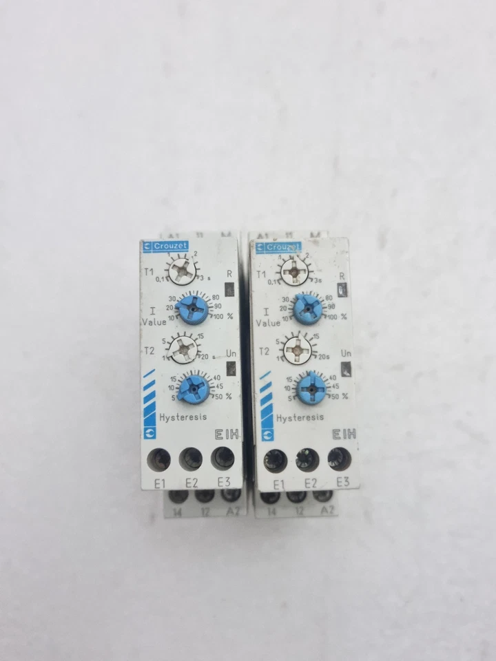 Lot Of 2 PCS Crouzet EIH 84 871 034 Current Control Relay EIH84871034